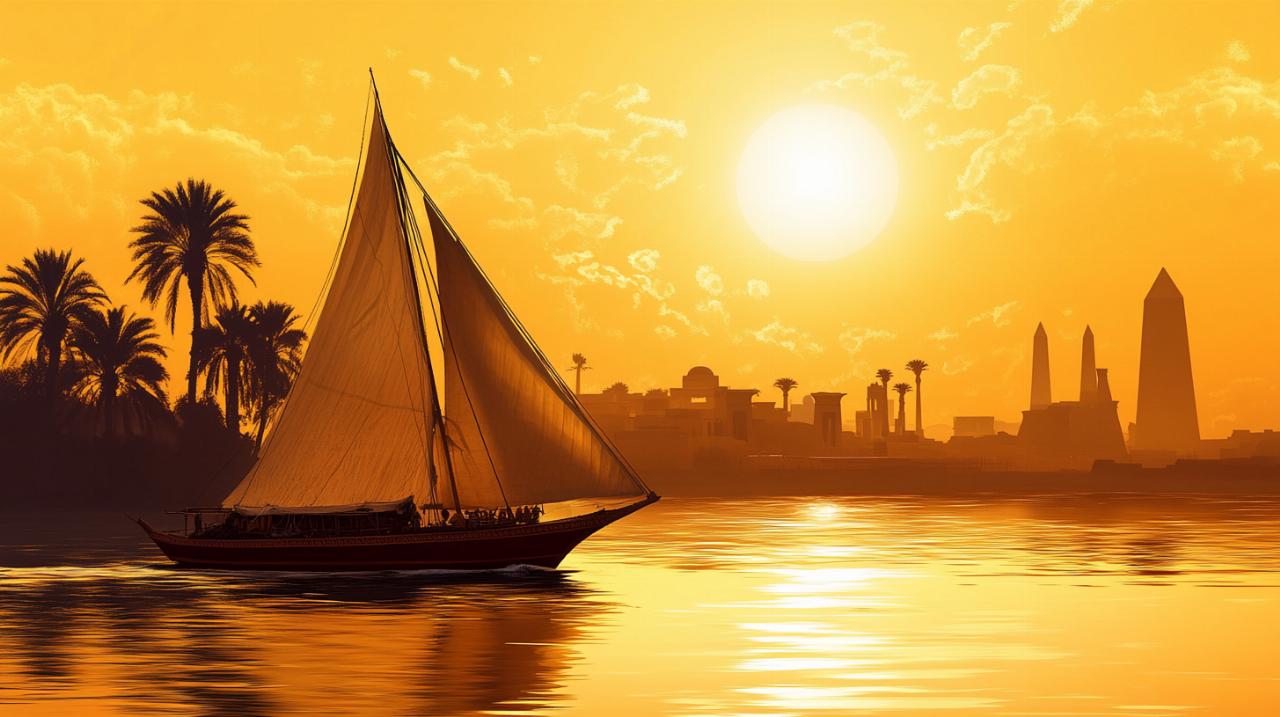 La faluca: un medio de transporte para viajar en el tiempo siguiendo las melodías de los navegantes entre Luxor y Asuán